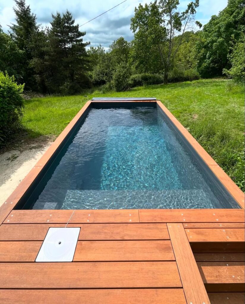 piscinas con contenedores